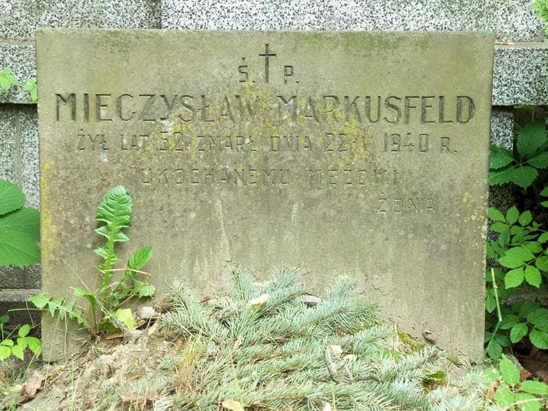 Zdjęcie grobu Mieczysław Markusfeld (2)