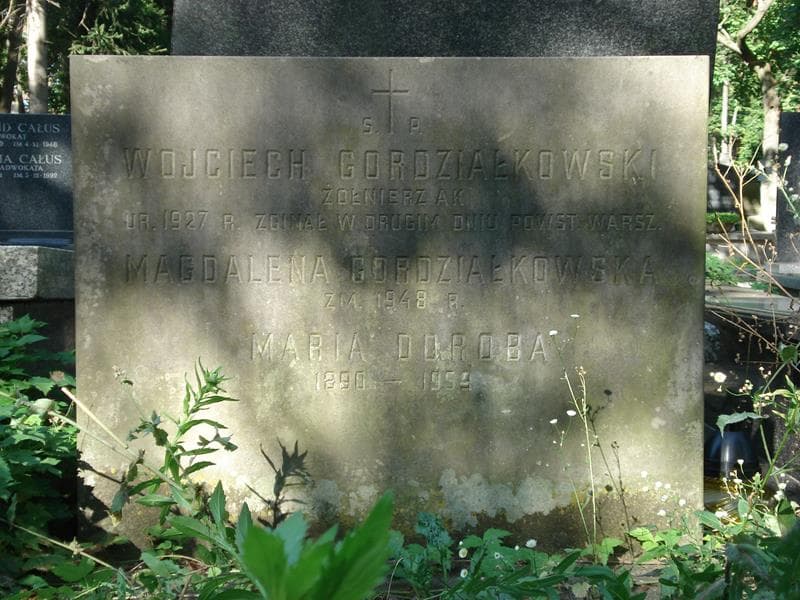 Zdjęcie grobu Wojciech Gordziałowski (2)