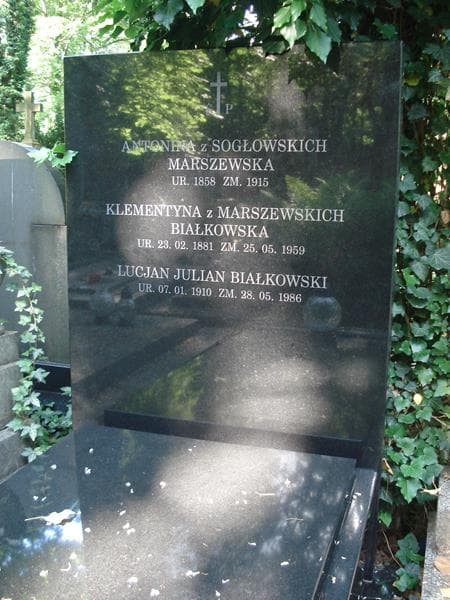 Zdjęcie grobu Lucjan Julian Białkowski (1)