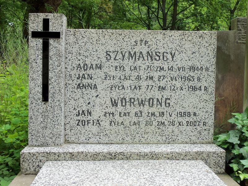 Zdjęcie grobu Jan Worwong (2)