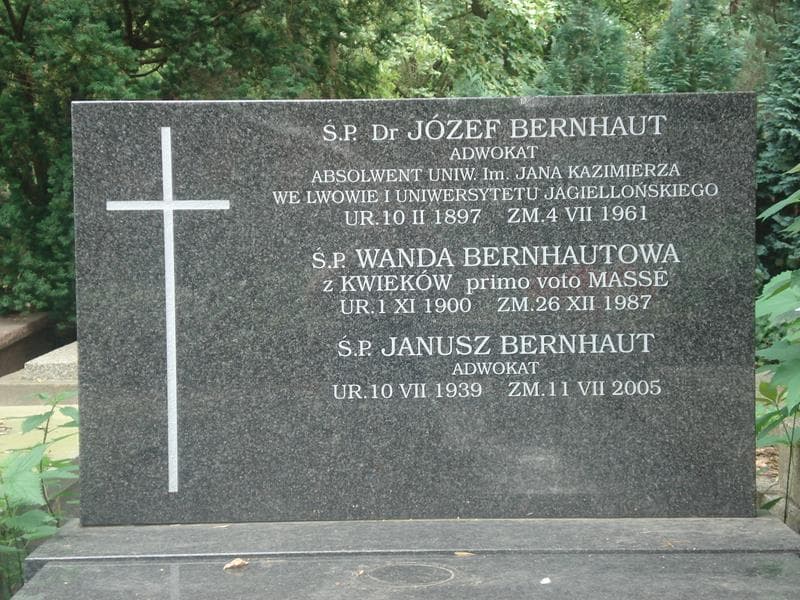 Zdjęcie grobu Janusz Bernhaut (2)