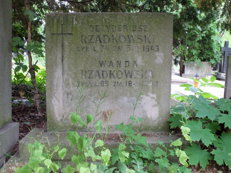 Zdjęcie grobu Dezyderiusz Rzadkowski (2)