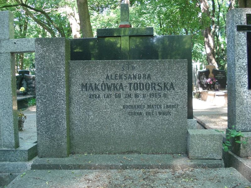 Zdjęcie grobu Aleksandra Makówka - Todorska (1)