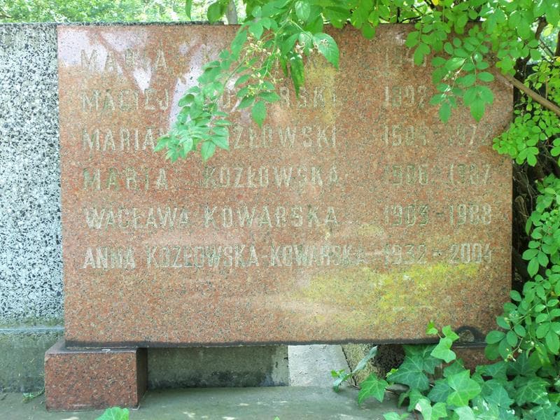 Zdjęcie grobu Maria Kozłowska (2)