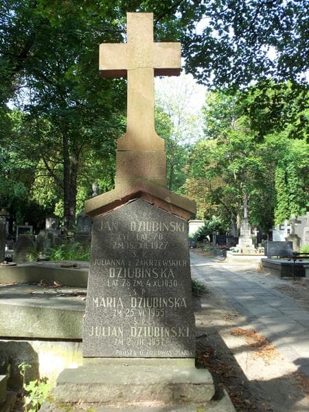 Zdjęcie grobu Jan Dziubiński (2)
