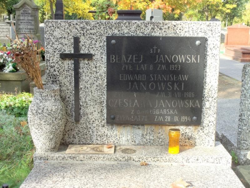 Zdjęcie grobu Błażej Janowski (2)