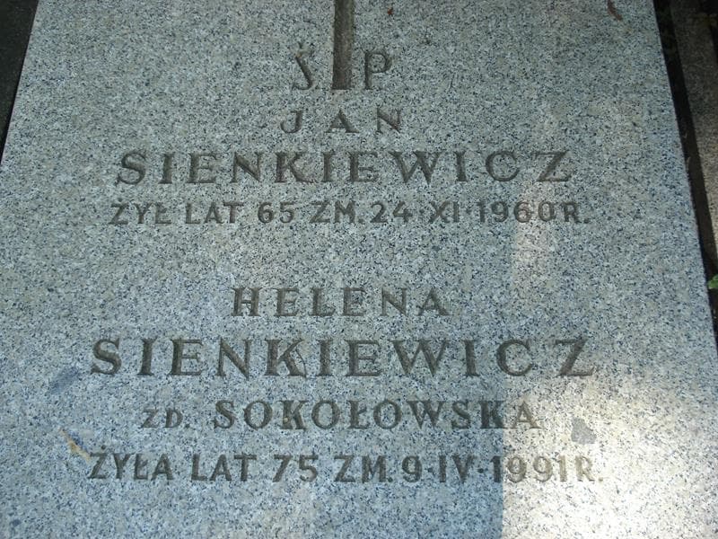 Zdjęcie grobu Helena Sienkiewicz (2)