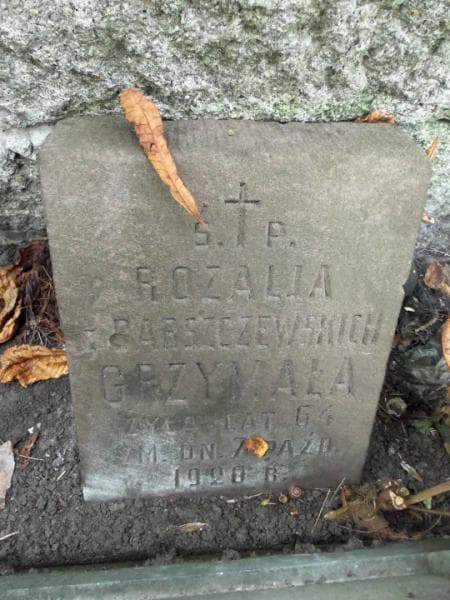 Zdjęcie grobu Rozalja Grzymała (2)