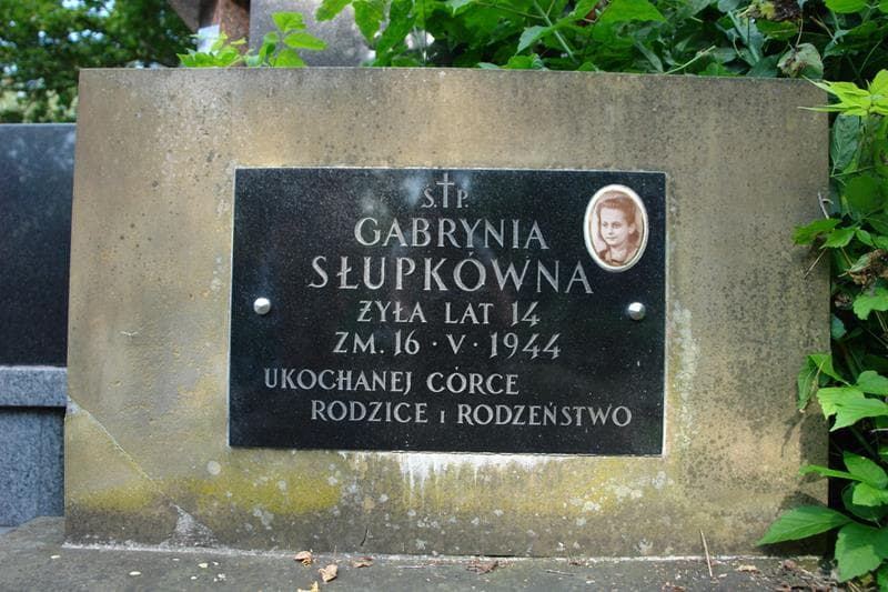 Zdjęcie grobu Gabrynia Słupkówna (2)