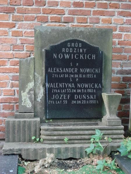 Zdjęcie grobu Aleksander Nowicki (2)