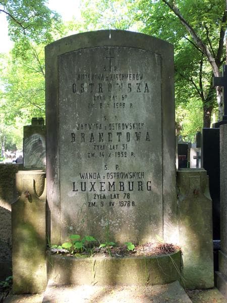 Zdjęcie grobu Wanda Luxemburg (2)