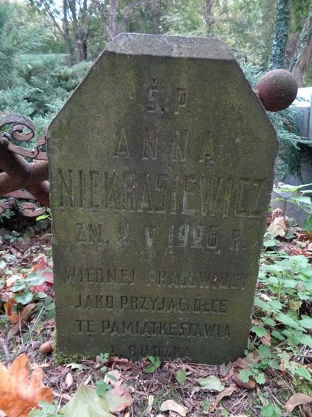 Zdjęcie grobu Anna Niekrasiewicz (1)