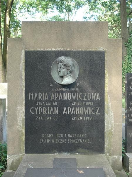 Zdjęcie grobu Cyprian Apanowicz (2)
