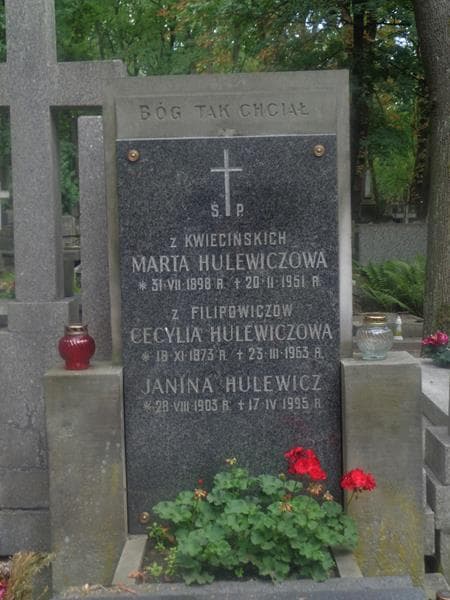 Zdjęcie grobu Janina Hulewicz (2)