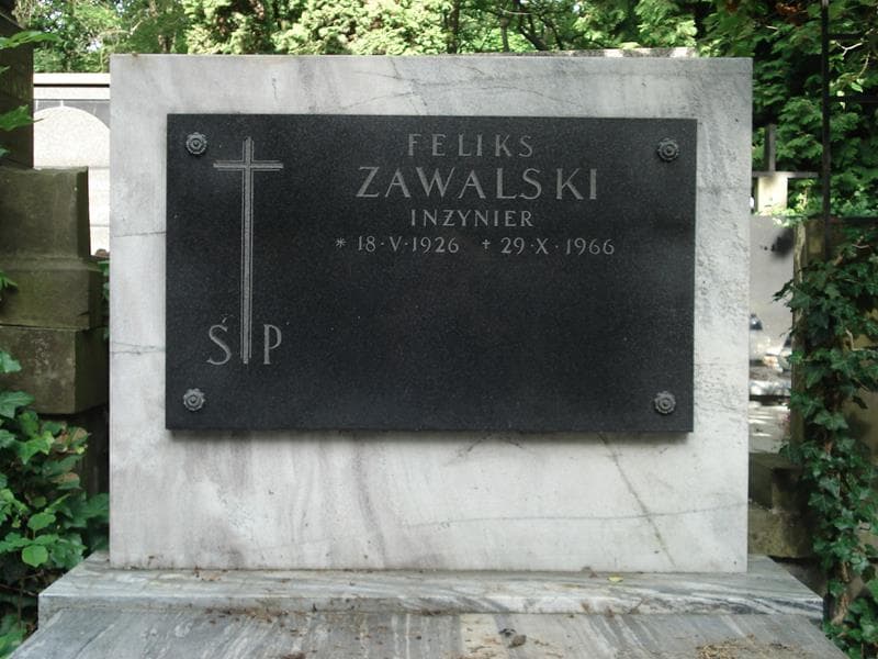 Zdjęcie grobu Feliks Zawalski (2)