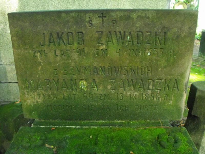 Zdjęcie grobu Jakób Zawadzki (2)