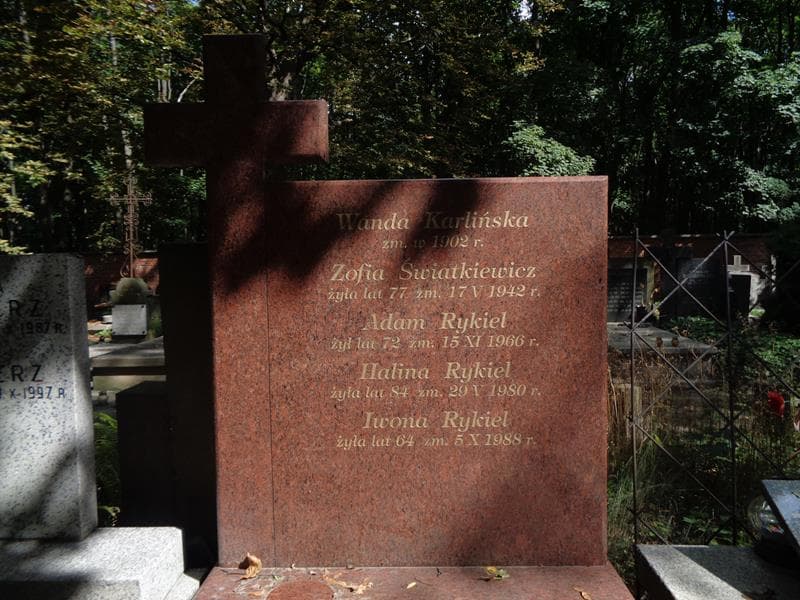 Zdjęcie grobu Adam Rykiel (2)