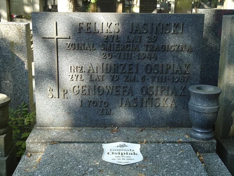 Zdjęcie grobu Feliks Jasiński (2)