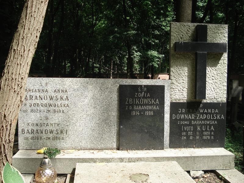 Zdjęcie grobu Irena Wanda Downar - Zapolska (1)