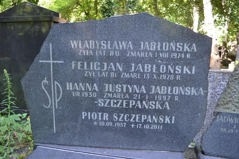 Zdjęcie grobu Hanna Justyna Jabłońska-Szczepańska (2)