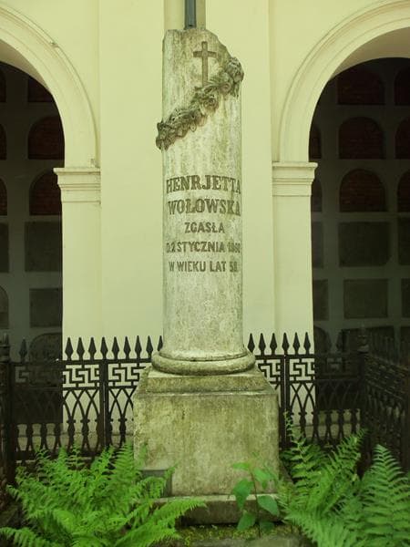 Zdjęcie grobu Henrjetta Wołowska (2)