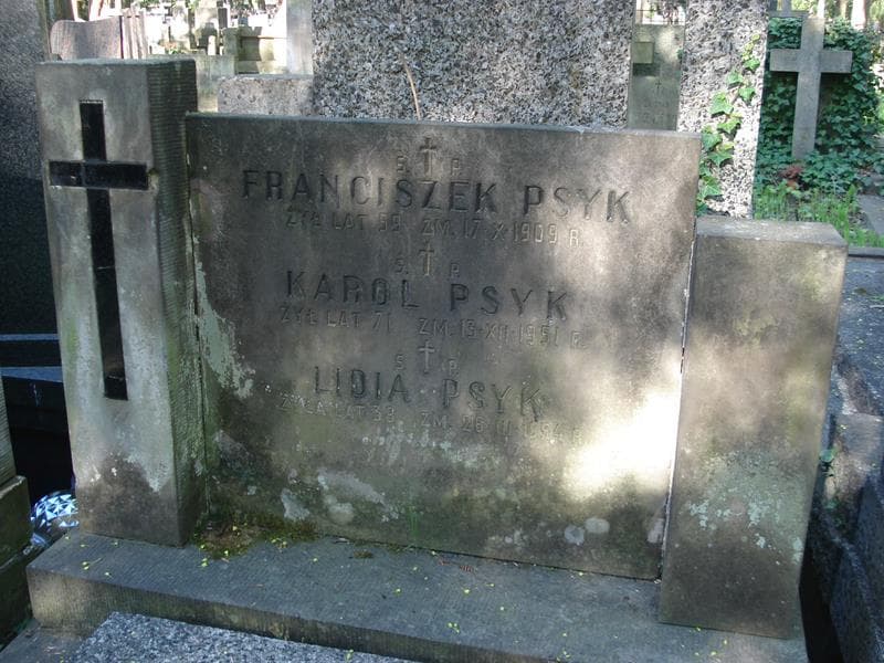 Zdjęcie grobu Franciszek Psyk (1)