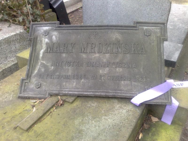 Zdjęcie grobu Marja (mary) Trzaska-Durska (mrozińska) (1)