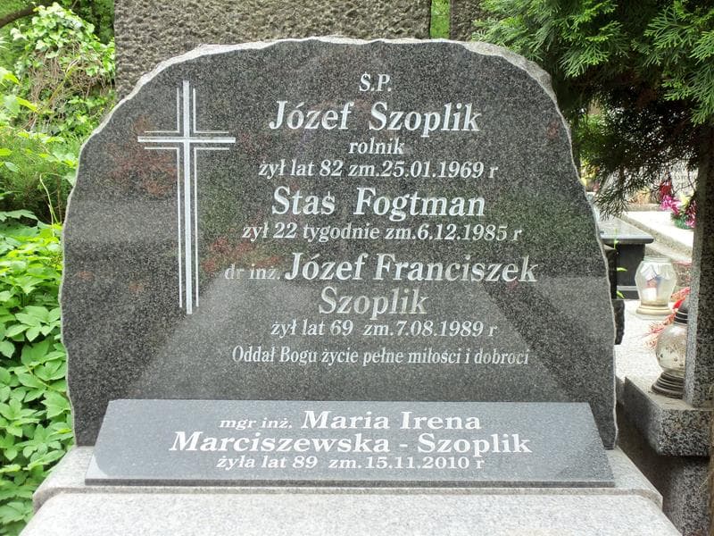 Zdjęcie grobu Maria Irena Marciszewska-Szoplik (2)