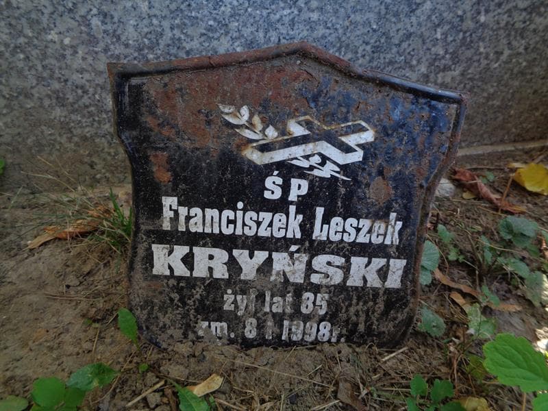 Zdjęcie grobu Anonim / Franciszek Leszek Kryński (1)