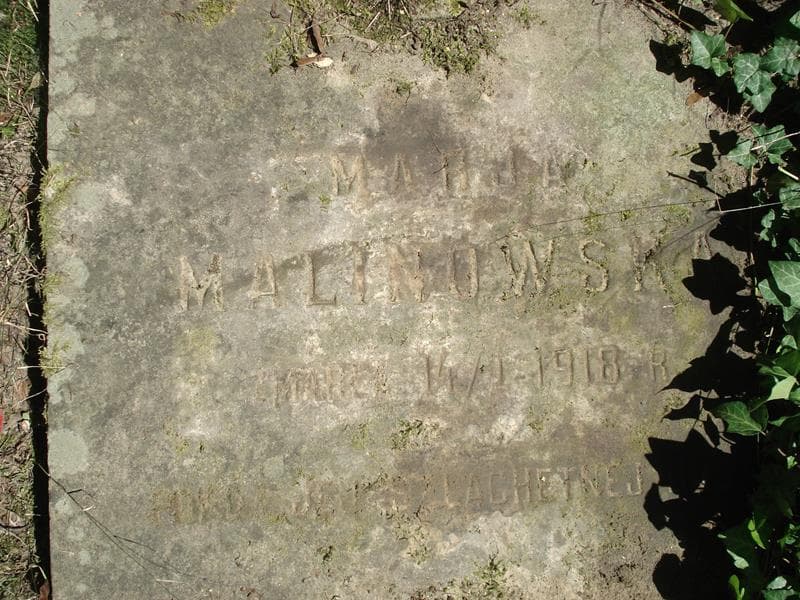 Zdjęcie grobu Marja Malinowska (2)