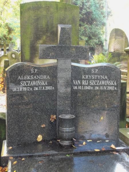 Zdjęcie grobu Krystyna Van Rij Szczawińska (2)