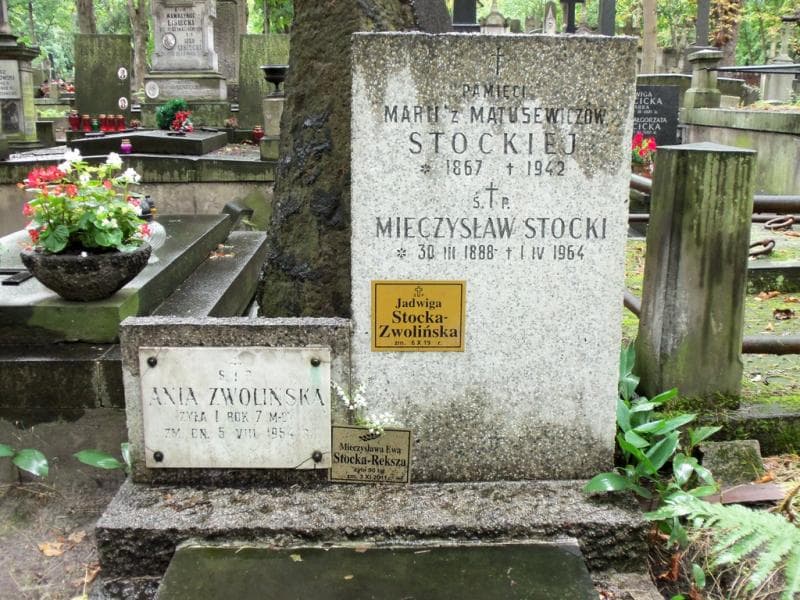Zdjęcie grobu Jadwiga Stocka-Zwolińska (2)