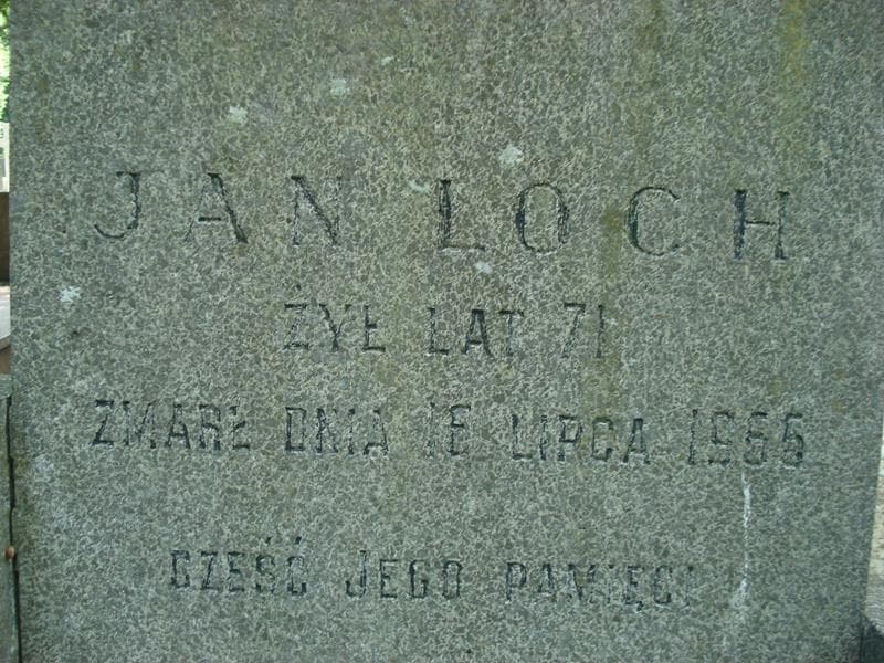 Zdjęcie grobu Jan Loch (2)