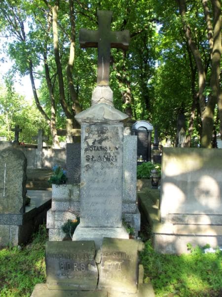 Zdjęcie grobu Aleksandra Słąnka (2)