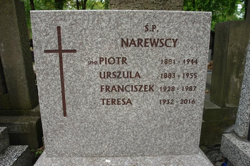 Zdjęcie grobu Teresa Narewska (2)