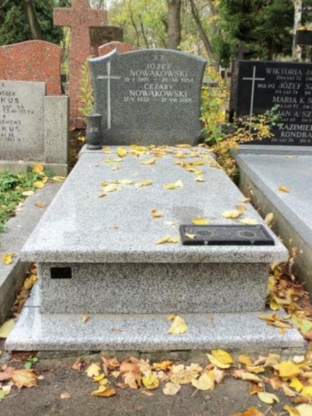Zdjęcie grobu: Józef Nowakowski