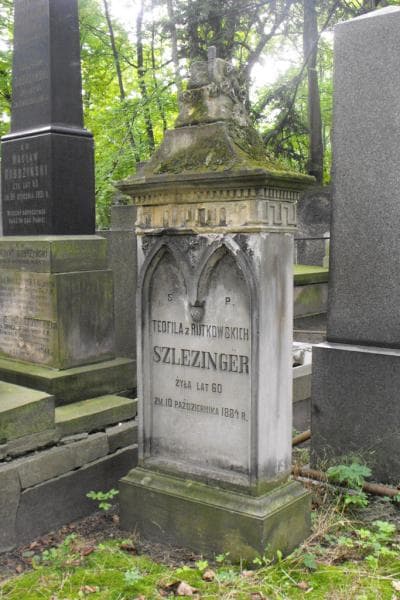Zdjęcie grobu Teofila Szlezinger (2)