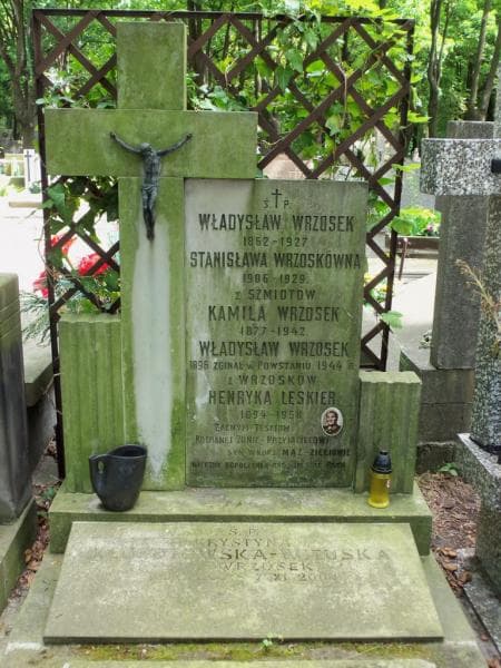 Zdjęcie grobu Henryka Leskier (2)