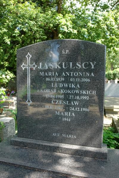Zdjęcie grobu Maria Jaskulska (2)