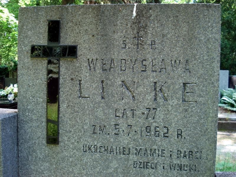 Zdjęcie grobu Władysława Linke (2)