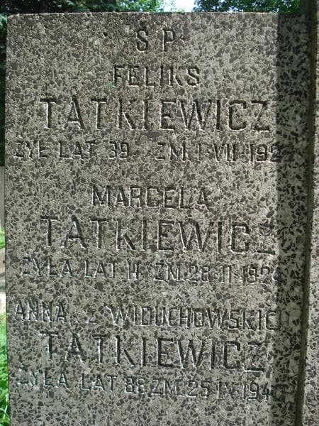 Zdjęcie grobu Marcela Tatkiewicz (2)
