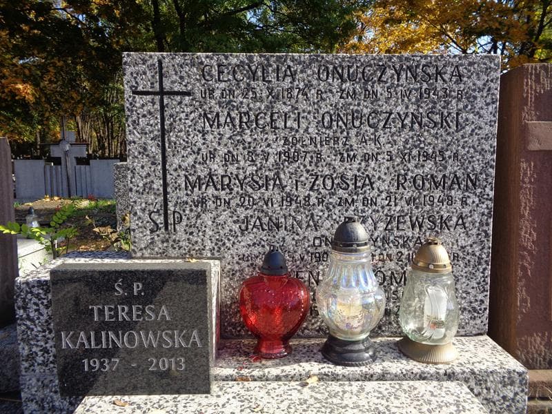 Zdjęcie grobu Cecylia Onuczyńska (2)