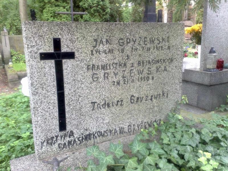 Zdjęcie grobu Jan Gryżewski (1)