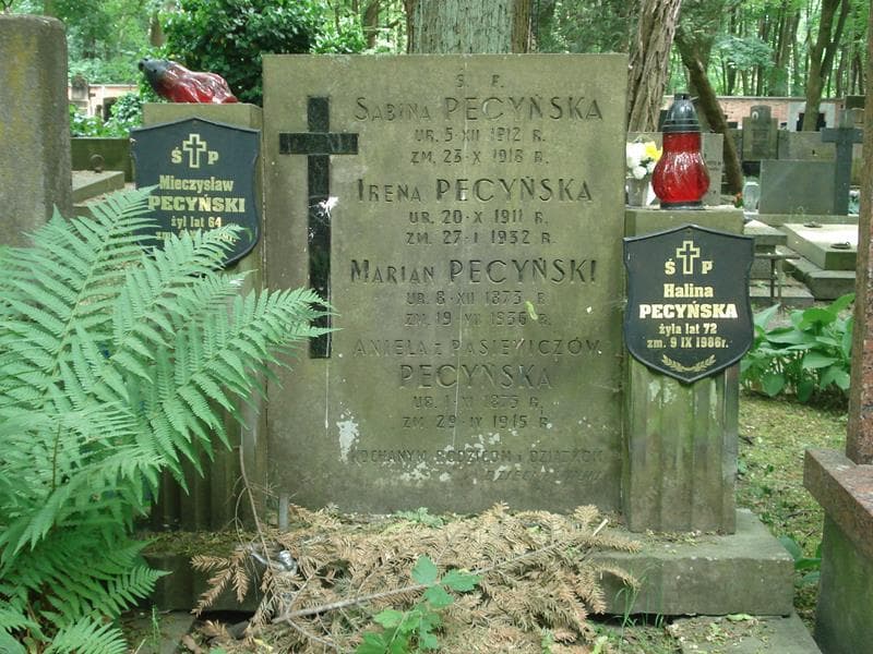 Zdjęcie grobu Irena Pecyńska (1)