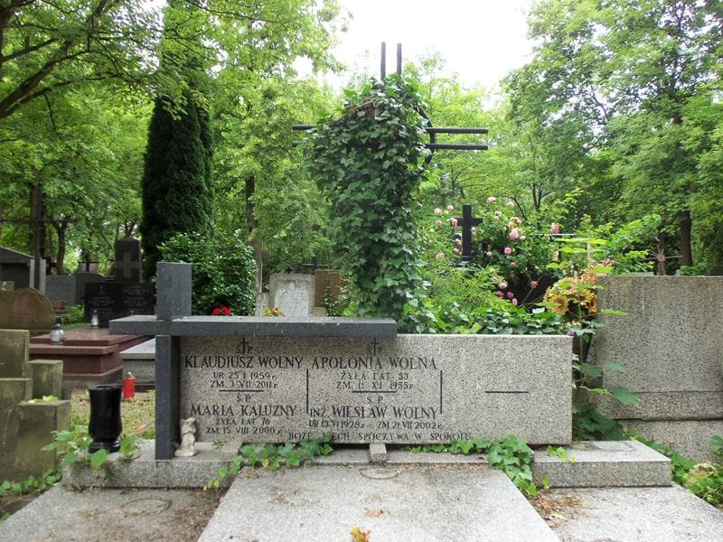 Zdjęcie grobu Klaudiusz Wolny (2)