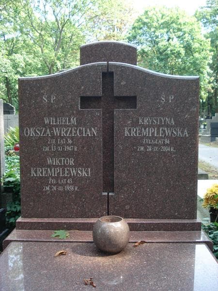 Zdjęcie grobu Wilhelm Oksza-Wrzecian (2)