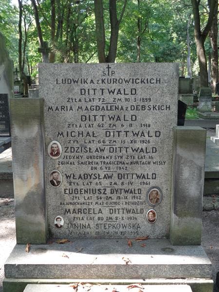 Zdjęcie grobu Ludwika Dittwald (2)