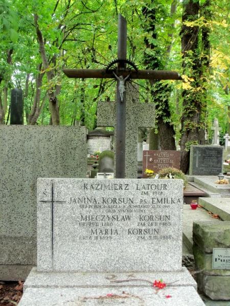 Zdjęcie grobu Kazimierz Latour (2)