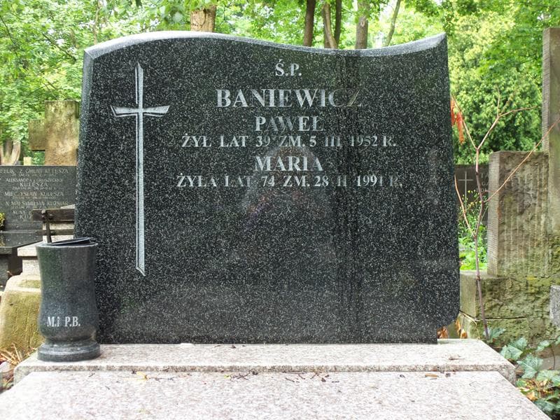 Zdjęcie grobu Paweł Baniewicz (2)