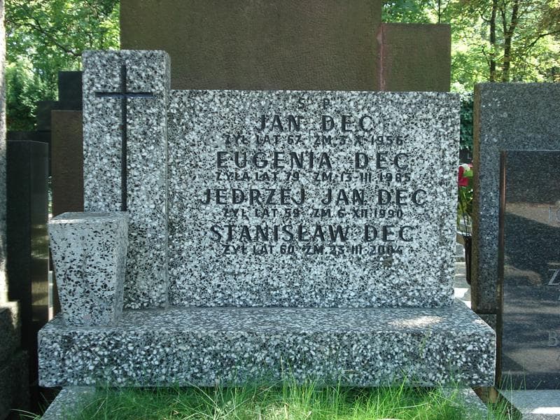Zdjęcie grobu Jan Dec (2)